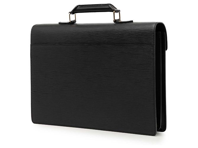 Borsa Business Louis Vuitton Epi Serviette Conseiller Nera - vista 2