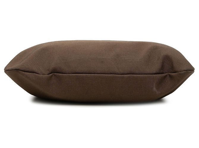Sac Tote Prada en toile Canapa logo marron - vue 3