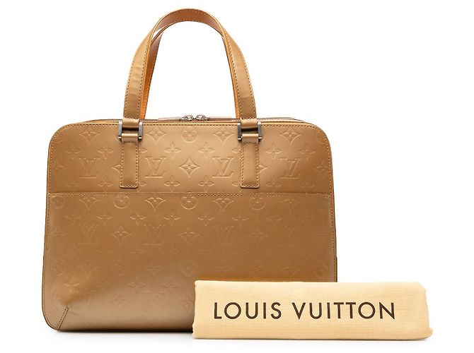 Borsa Business Louis Vuitton Monogram Mat Malden Marrone - vista 7