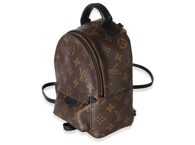 Sac à dos Mini Palm Springs en toile Monogram Louis Vuitton - vue 3