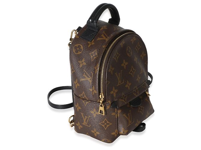 Sac à dos Mini Palm Springs en toile Monogram Louis Vuitton - vue 4