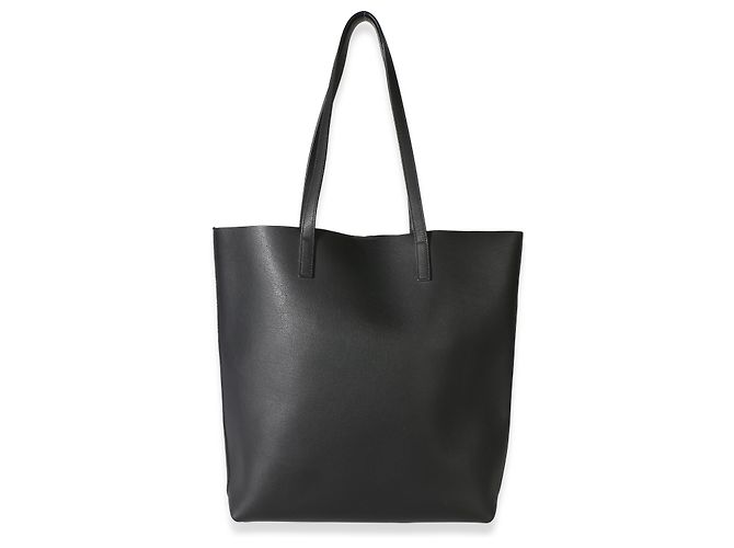 Autre Marque Tote North/South Saint Laurent in pelle nera - vista 2