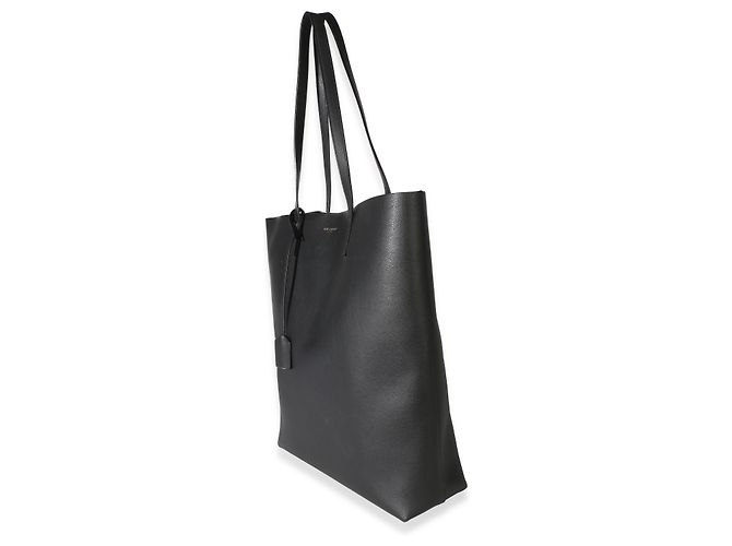 Autre Marque Tote North/South Saint Laurent in pelle nera - vista 3