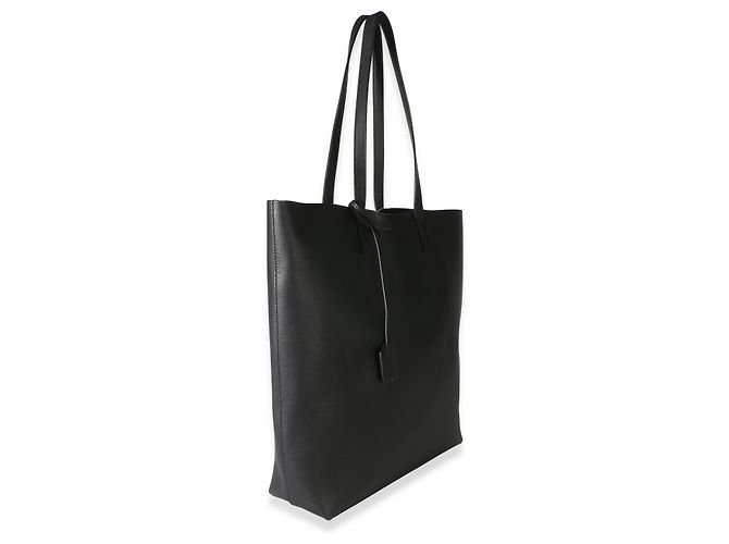 Autre Marque Tote North/South Saint Laurent in pelle nera - vista 4