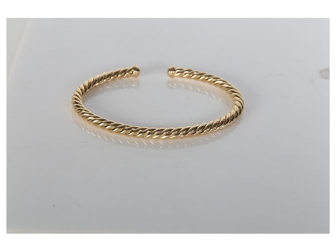 Bracciale Cable Flex David Yurman in oro giallo 4mm - vista 5