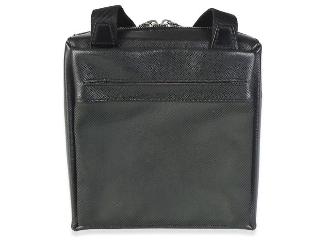 Borsa Messenger Louis Vuitton Epicea Black Taiga Canvas Sayan - vista 2