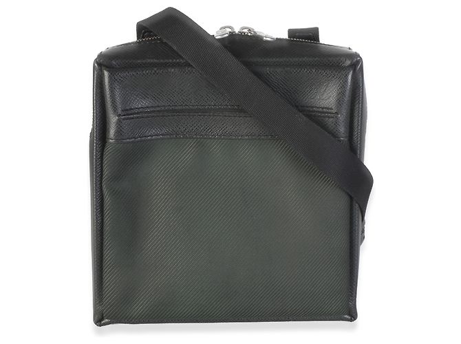Borsa Messenger Louis Vuitton Epicea Black Taiga Canvas Sayan - vista 8
