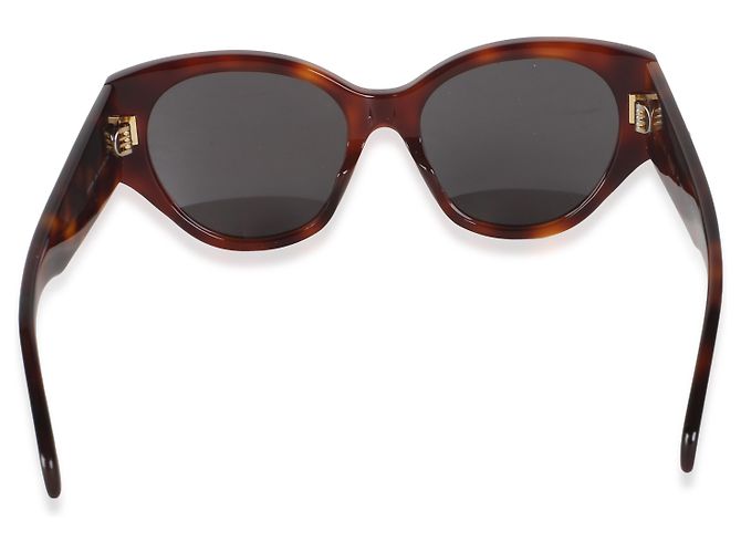 Céline Occhiali da sole Celine Brown Acetate Triomphe Maxi Logo - vista 2