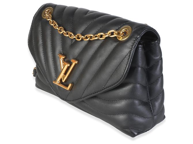 Louis Vuitton Black Calfskin New Wave Chain MM NM - vista 3