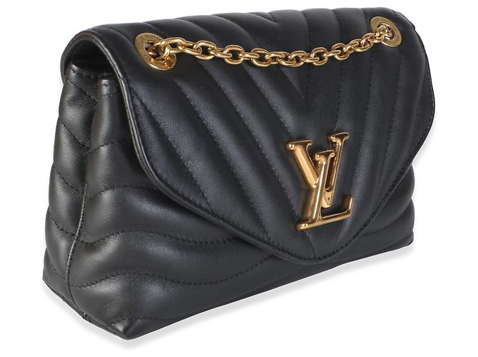 Louis Vuitton Black Calfskin New Wave Chain MM NM - vista 4