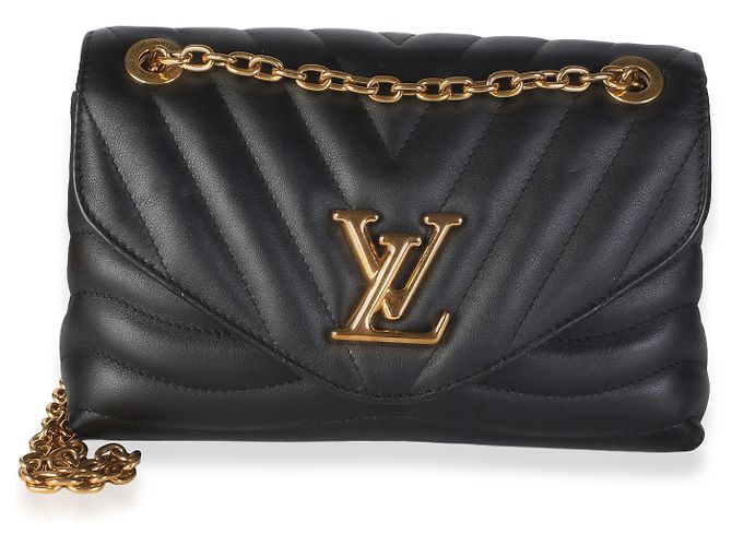Louis Vuitton Black Calfskin New Wave Chain MM NM - vista 8