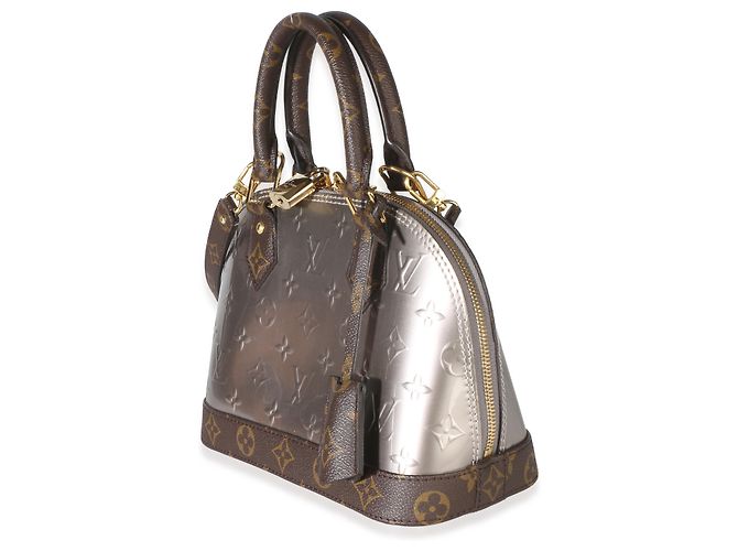 Louis Vuitton Bitume Metallise Vernis Epi Monogram Alma BB - vista 3