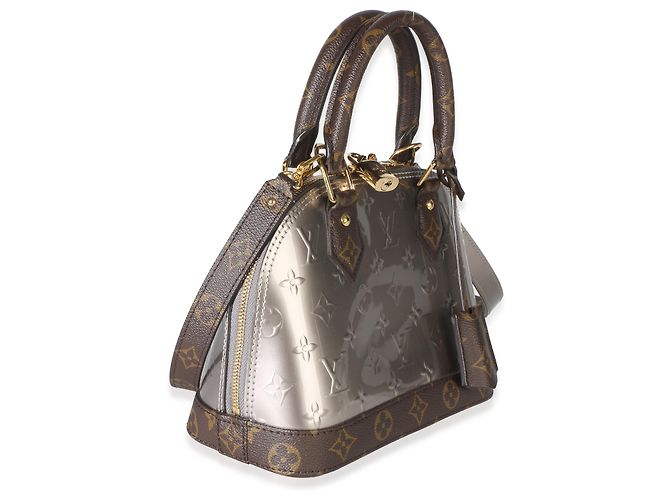 Louis Vuitton Bitume Metallise Vernis Epi Monogram Alma BB - vista 4