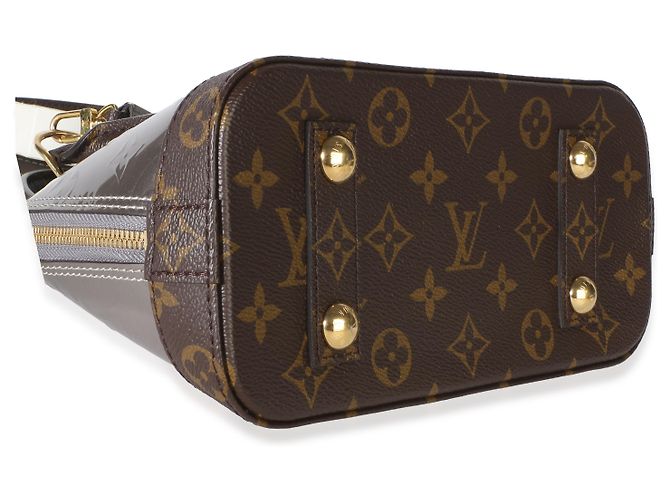 Louis Vuitton Bitume Metallise Vernis Epi Monogram Alma BB - vista 5