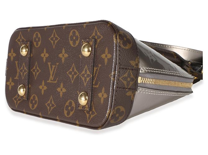 Louis Vuitton Bitume Metallise Vernis Epi Monogram Alma BB - vista 7