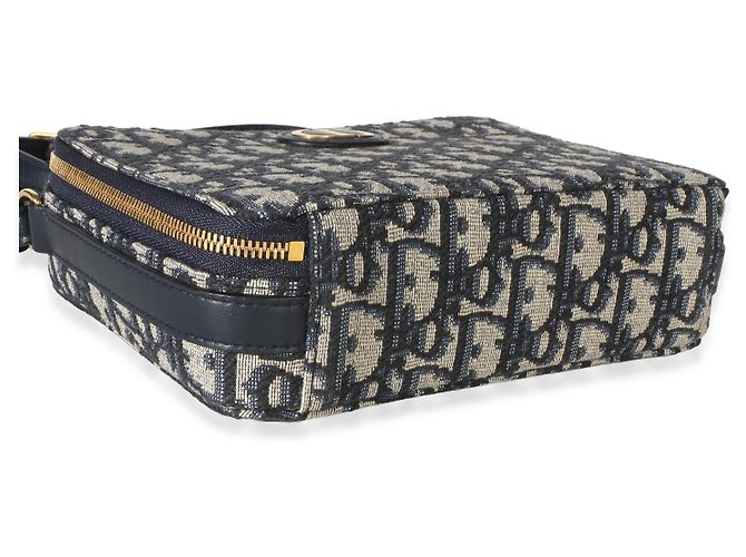 Borsa 30 Montaigne in tela Blue Oblique Christian Dior - vista 7