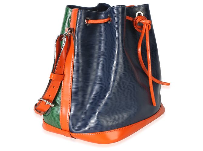Louis Vuitton Blue Orange Epi Petit Noe NM - vista 4