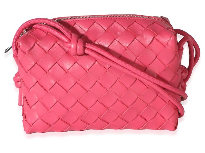 Bottega Veneta Pink Intrecciato Nappa Mini Loop - vista 2