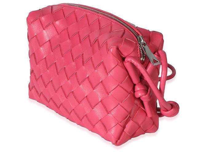 Bottega Veneta Pink Intrecciato Nappa Mini Loop - vista 3
