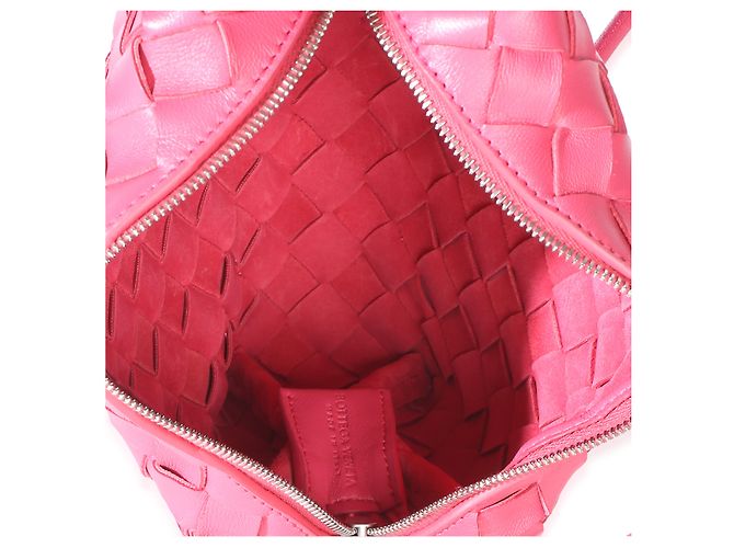 Bottega Veneta Pink Intrecciato Nappa Mini Loop - vista 5