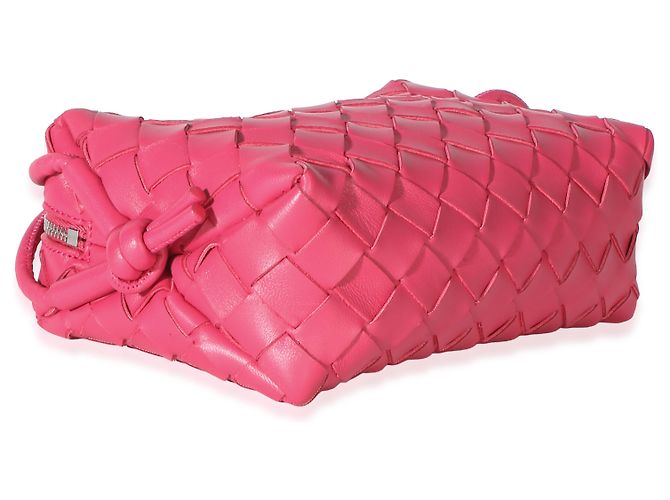 Bottega Veneta Pink Intrecciato Nappa Mini Loop - vista 7