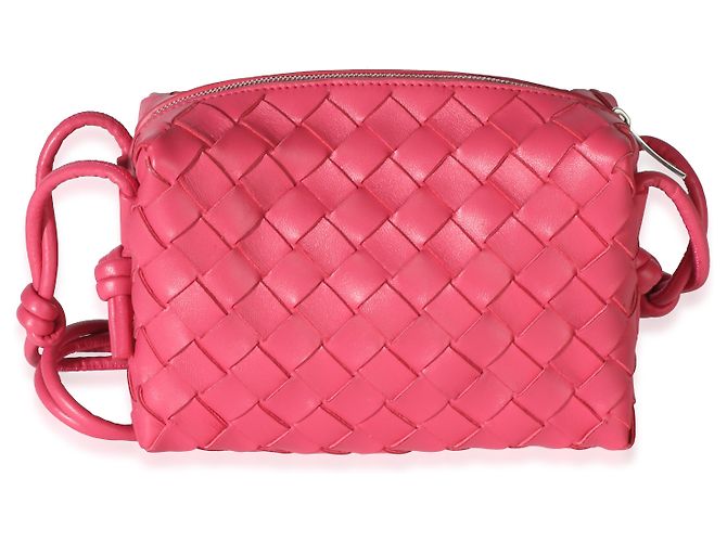 Bottega Veneta Pink Intrecciato Nappa Mini Loop - vista 8