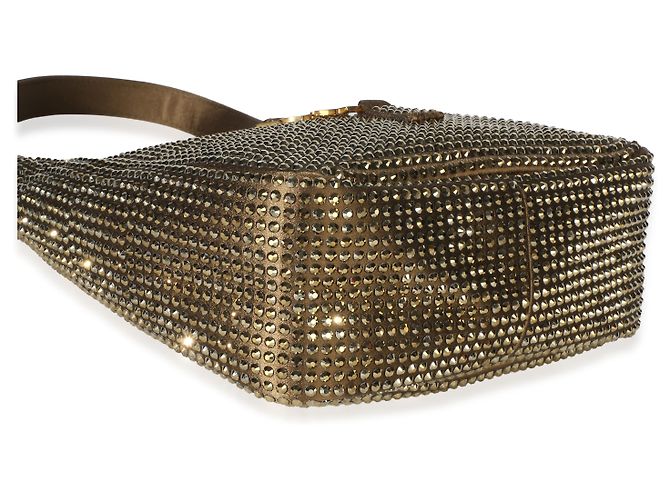 Autre Marque Saint Laurent Astres Satin Crystal Baby Le 5 A 7 Supple Hobo - vista 7