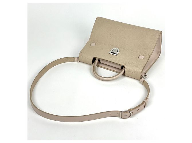 Borsa a mano in pelle 2-Way Christian Dior Ever in Beige - vista 5