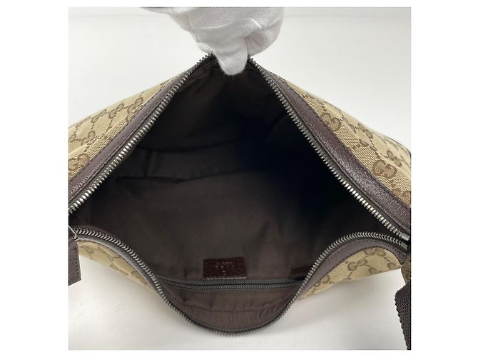 Bolsa de Ombro Gucci GG Canvas - vista 8