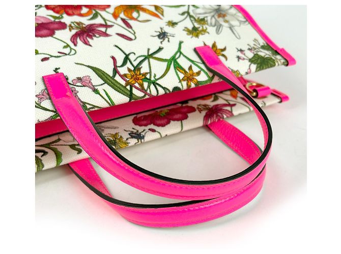 Borsa in tela 2-Way Gucci Flora - vista 6