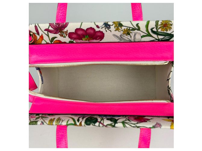 Borsa in tela 2-Way Gucci Flora - vista 8