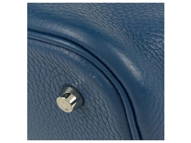 Hermès Bolsa Hermes Picotin Lock MM em azul - vista 3