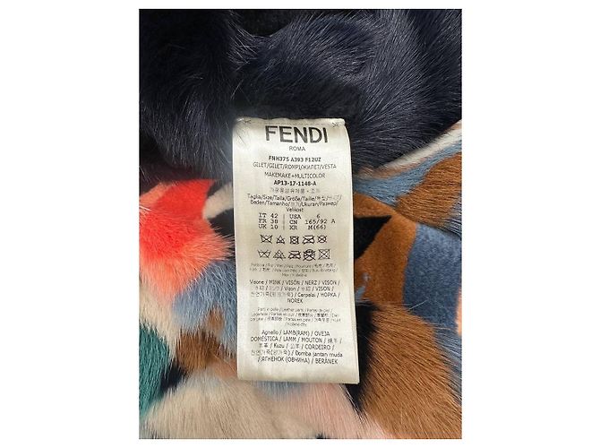Fendi
Cappotto con intarsia floreale multicolore Sz.42
Usato - vista 9