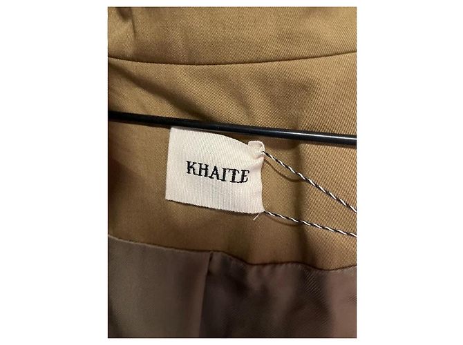 Khaite Brown Fitted Bomber Jacket Sz. M Gebraucht - Ansicht 6