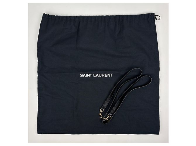 Autre Marque Borsa a mano in pelle nera Saint Laurent - vista 11