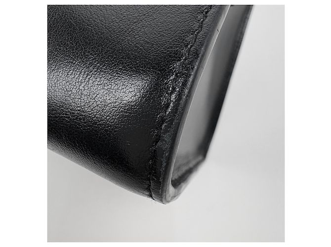 Autre Marque Borsa a mano in pelle nera Saint Laurent - vista 3