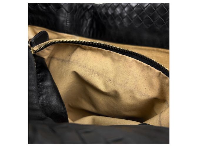 Bottega Veneta Shopper aus schwarzem Leder - Ansicht 7