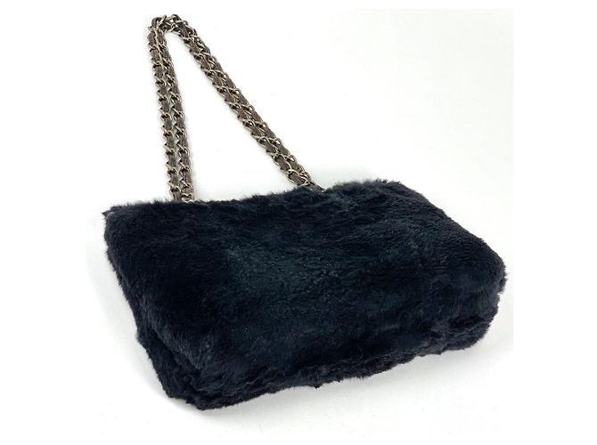 Borsa a tracolla in pelliccia Chanel Coco Mark - vista 2