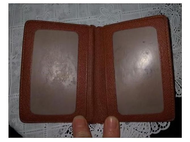 Louis Vuitton tarjetero Monogram canvas marrón - vista 3