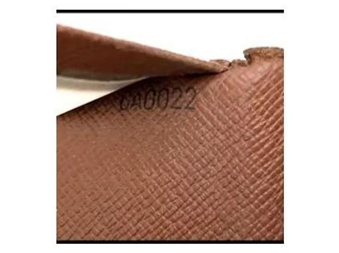Louis Vuitton tarjetero Monogram canvas marrón - vista 4