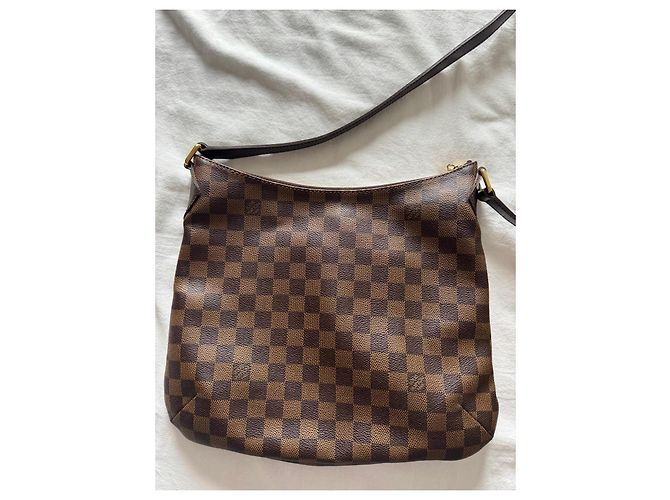Louis Vuitton Borsa a Tracolla Bloomsbury GM Damier Ebene - vista 10