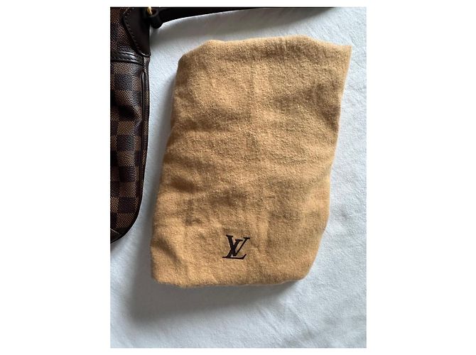 Louis Vuitton Borsa a Tracolla Bloomsbury GM Damier Ebene - vista 3