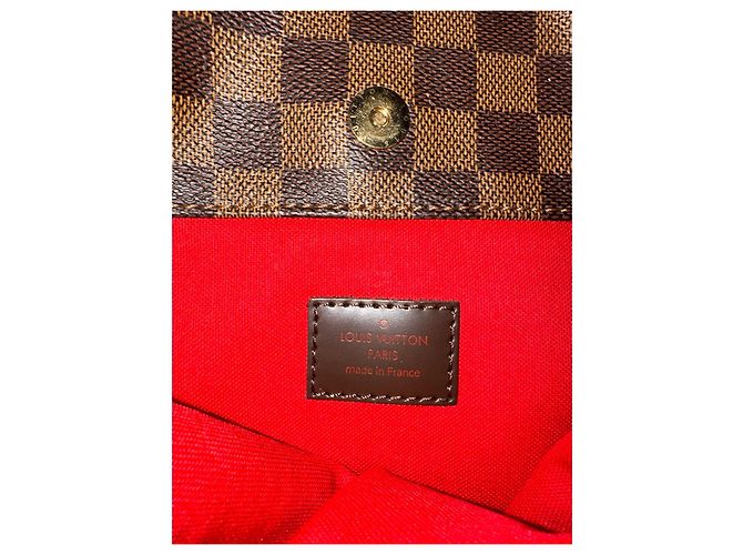 Louis Vuitton Borsa a Tracolla Bloomsbury GM Damier Ebene - vista 7
