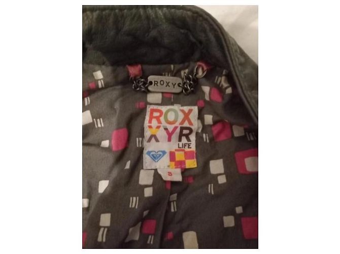 Autre Marque Roxy Graue Lammleder Bomberjacke - Ansicht 6
