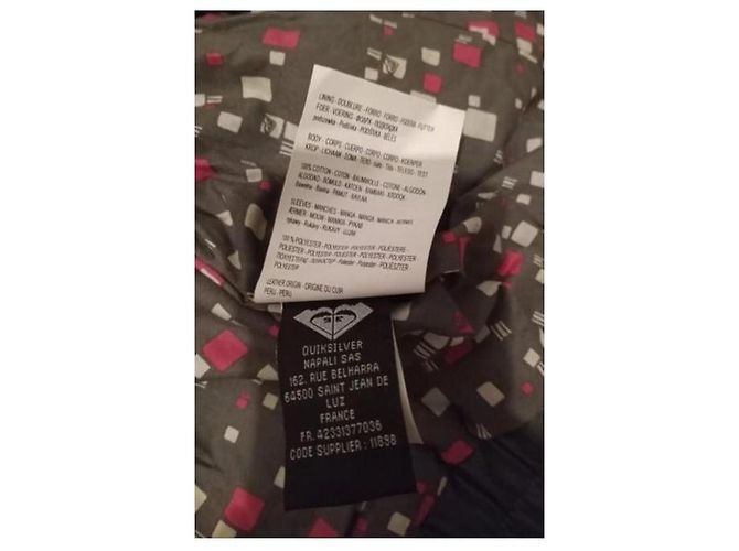 Autre Marque Roxy Graue Lammleder Bomberjacke - Ansicht 7