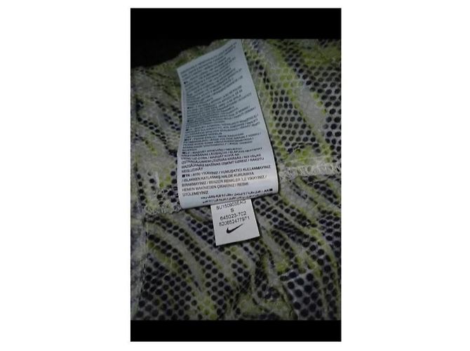 Nike Chaleco con Capucha de Nailon Estampado - Verde y Gris - vista 6