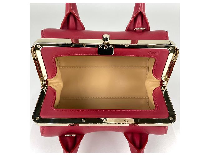 Borsa in pelle 2-Way Chloé Joyce Small Frame - vista 8
