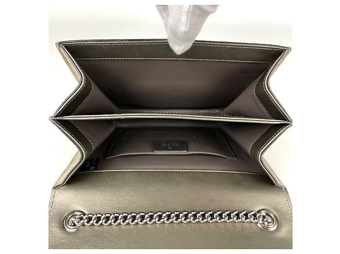Borsa a tracolla in pelle Gucci Interlocking G - vista 8
