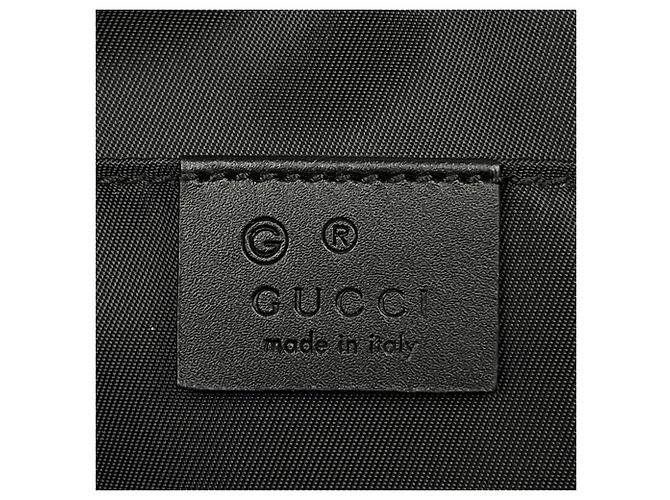 Borsa a tracolla Gucci Sherry Line Web in tela nera - vista 7