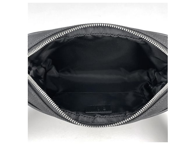 Borsa a tracolla Gucci Sherry Line Web in tela nera - vista 8
